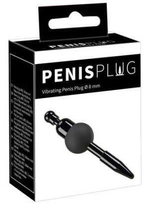 Vibrating Penis Plug 8mm